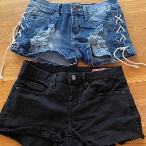SO NIKKI & BLANKNYC kids size 12 jean short bundle